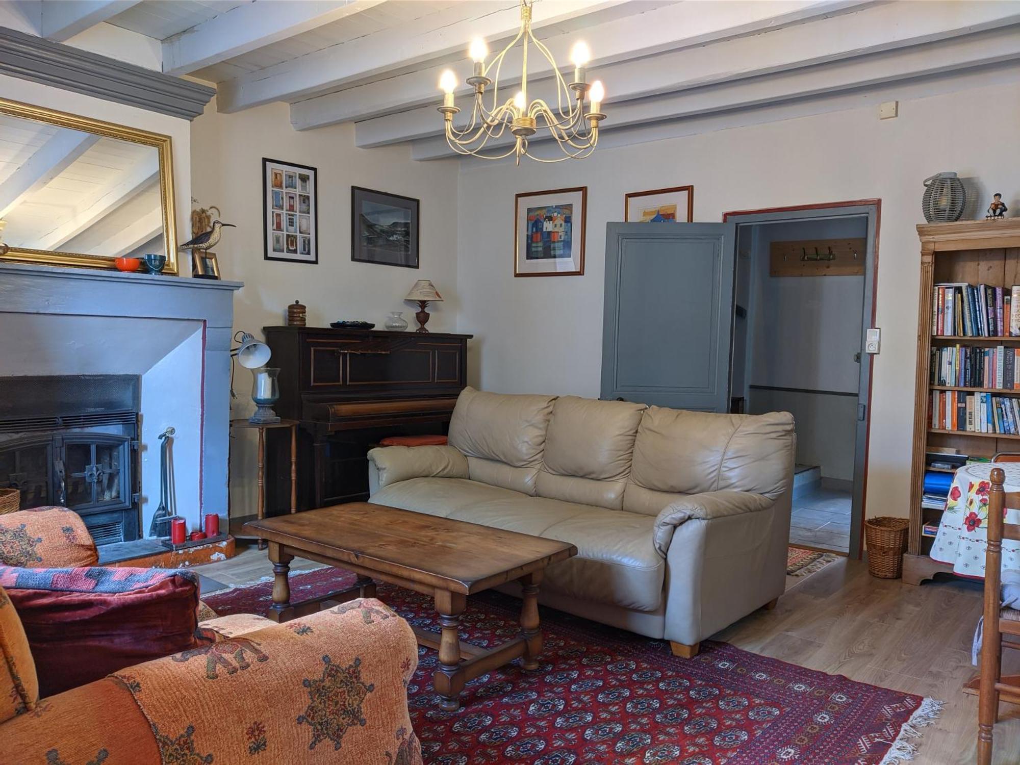 Villa Les Volets Bleus à Arçais Extérieur photo